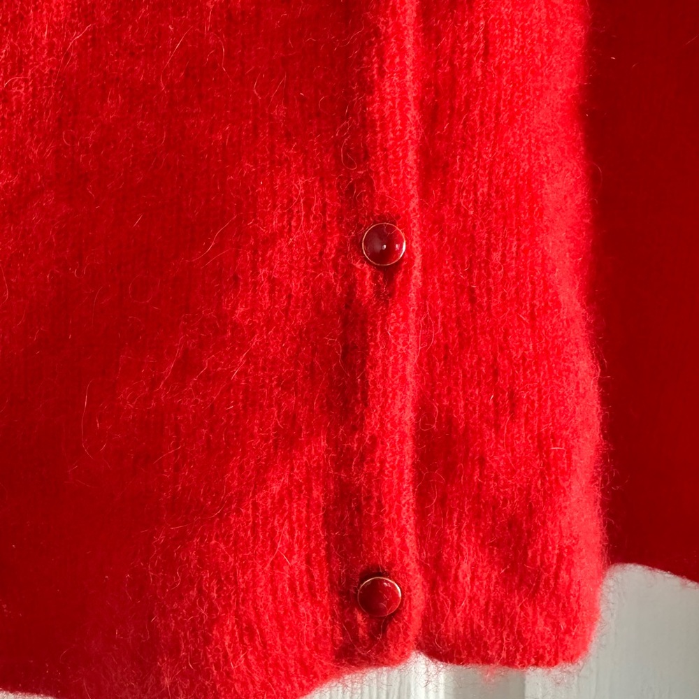 Sézane Barry Cardigan Red XXS - Picture 3 of 9